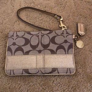 Coach wristlet. Never used at all